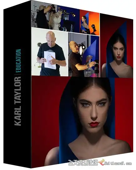 【中英字幕】卡尔泰勒 Karl Taylor 现代时尚奇幻人像摄影布光教程