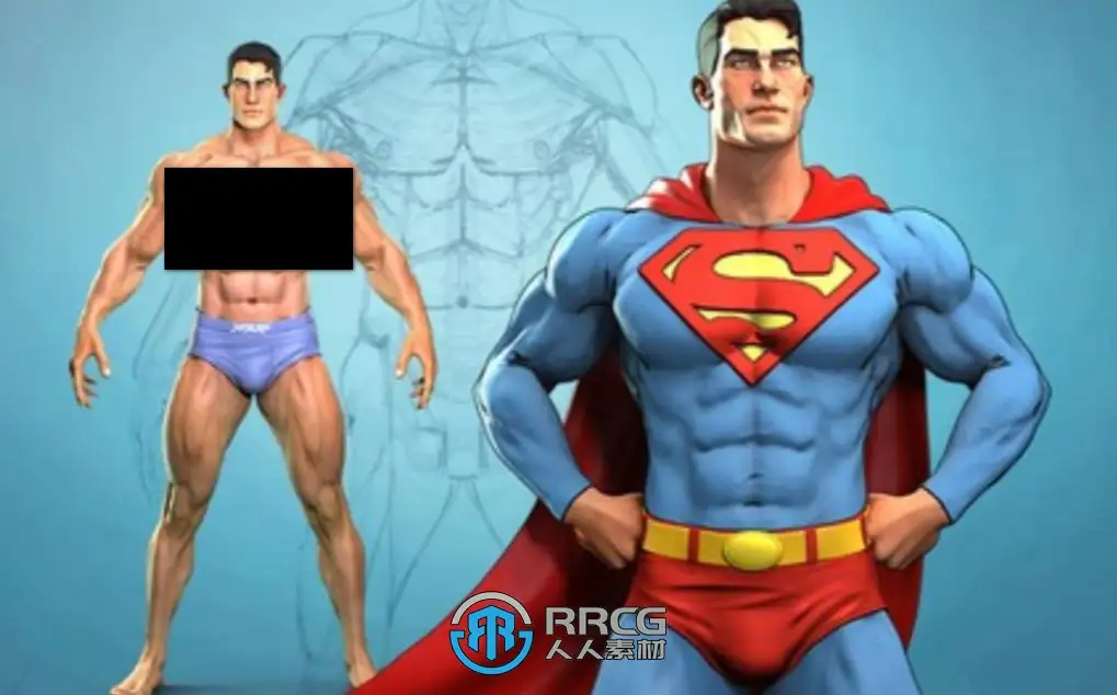 【中文字幕】ZBrush超级英雄人体解剖学训练视频教程