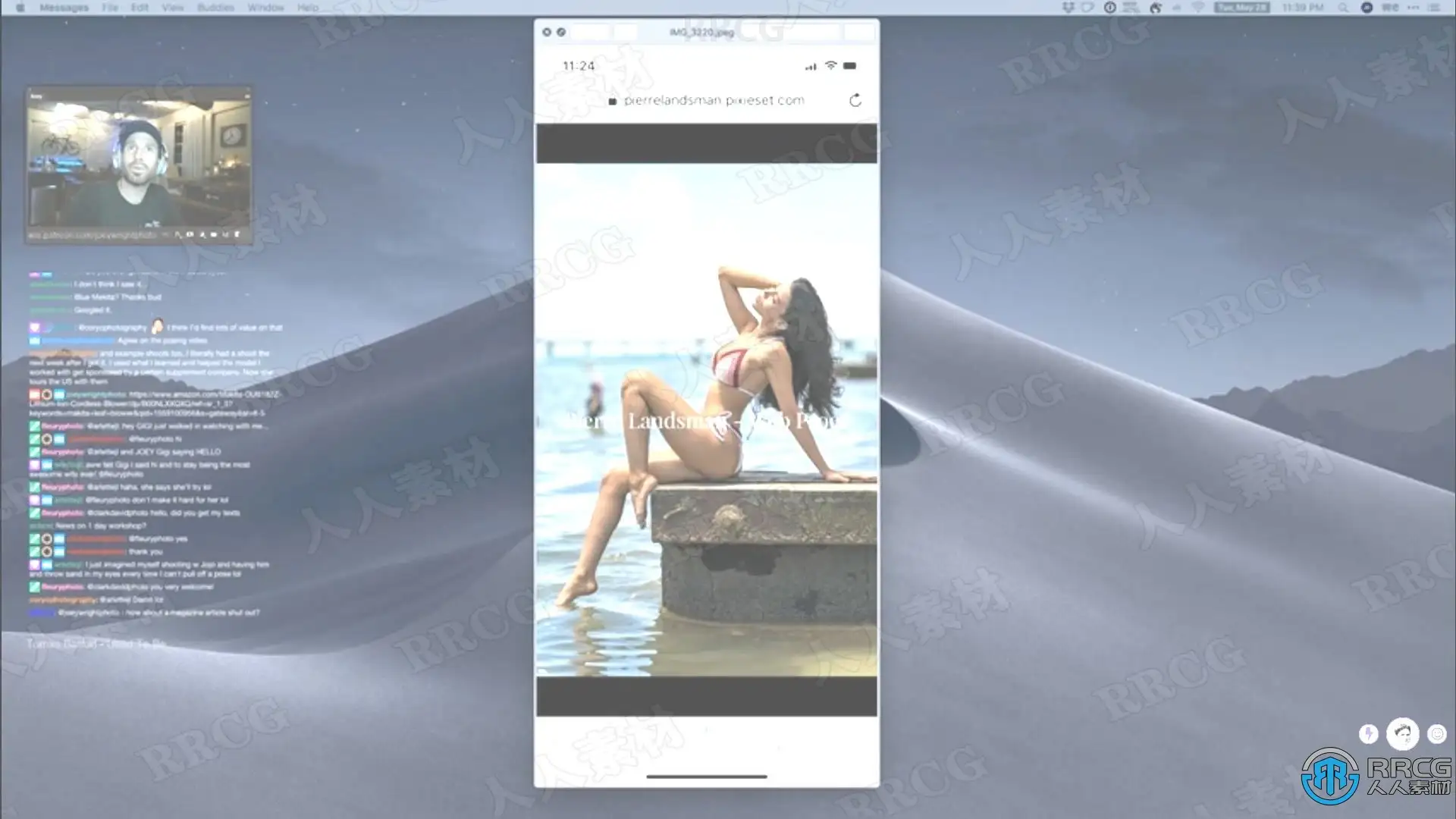 泳装模特室外海滩生活照拍摄技巧视频教程