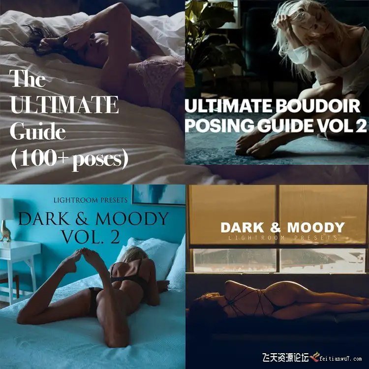 Marco Ibanez - 超级组合:终极闺房私房人像摆姿势指南PDF两套+lr预设两套