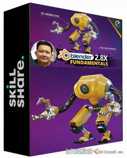 【中英字幕】Blender 3D 从基础到高级的使用Blender学习3D的完整指南