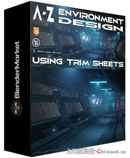 【中英字幕】Blender科幻飞船舱环境场景硬表面建模环境设计视频教程