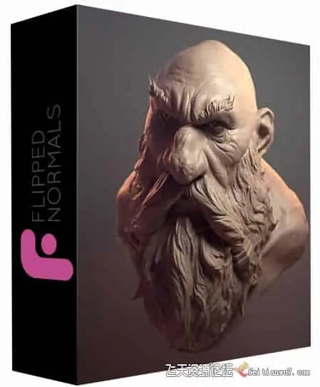 【中英字幕】ZBrush人物角色建模全面教程Flipped Normals Introduction to Sculpting