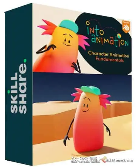 【中英字幕】Blender 3D角色绑定动画核心技能训练视频教程