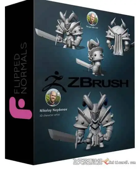 【中英字幕】ZBrush教程新手绝对入门基础三维人物的雕刻教程