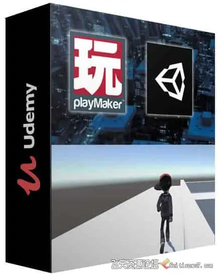 【中英字幕】Unity和Playmaker无编程冒险益智游戏完整制作教程