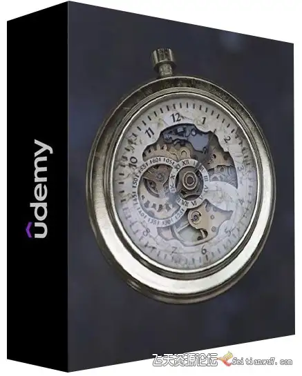 【中文字幕】Blender与Substance Painter高质量怀表道具建模渲染教程