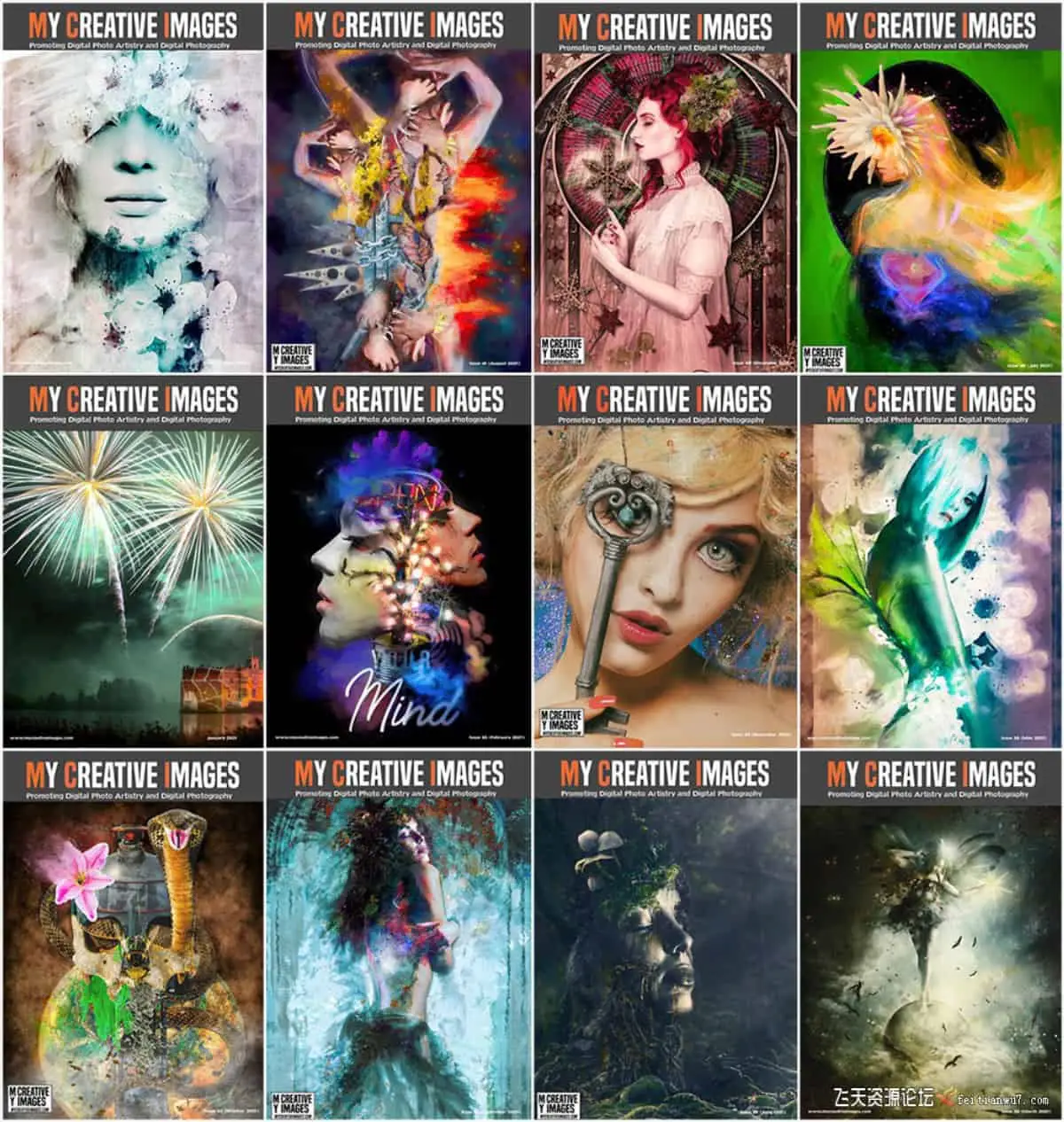 我的创意图片-2021年全年12期合集 My Creative Images 2021 Full