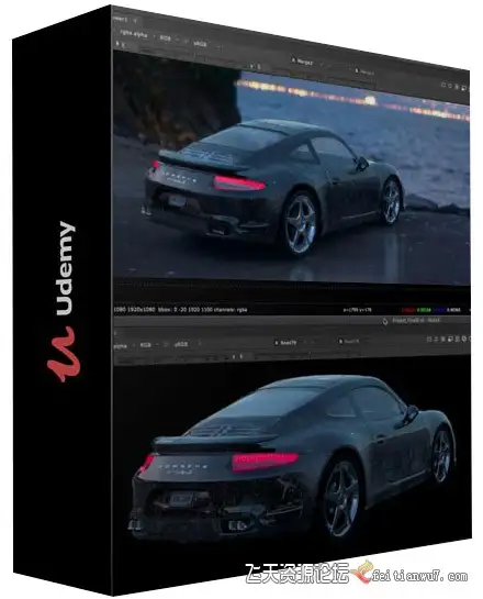 【中英字幕】Maya-Arnold与Maya逼真CGI场景渲染视频教程