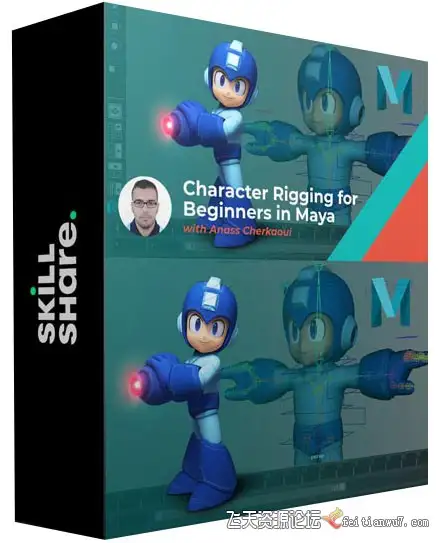 【中文字幕】Maya洛克人游戏角色绑定动画视频教程