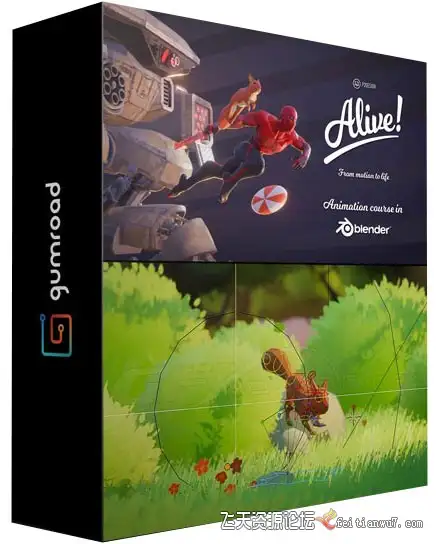 【中文字幕】Blender运动基础到高级的角色动作动画视频教程