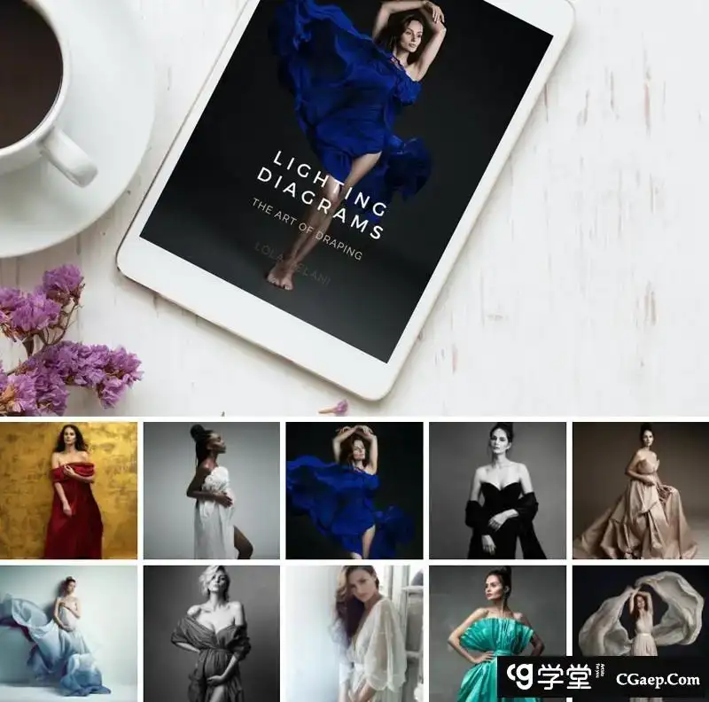 Lola Melani Academy孕妇人像写真创意时装礼服绘画艺术摄影教程中文字幕