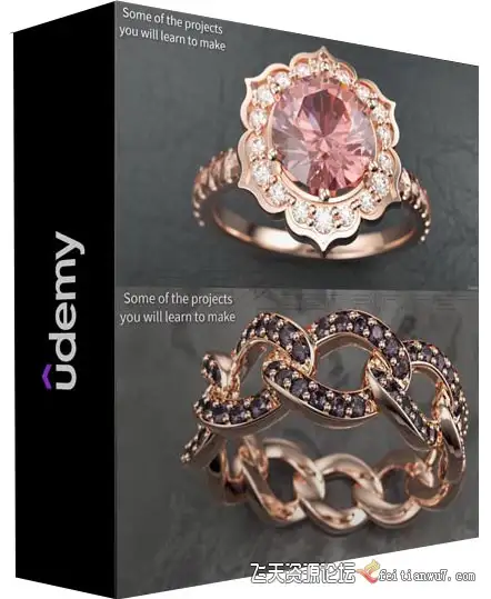 【中文字幕】MatrixGold珠宝设计基础核心建模渲染视频教程