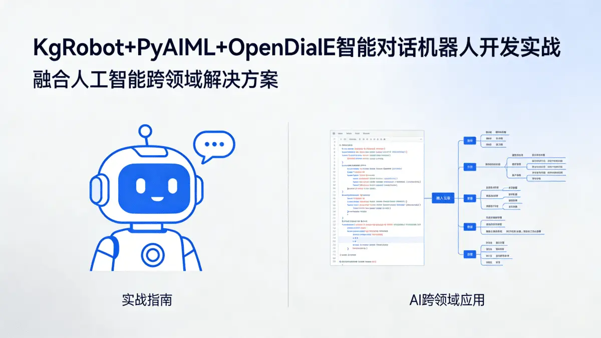 KgRobot+PyAIML+OpenDialE 智能对话机器人开发实战 融合人工智能跨领域解决方案