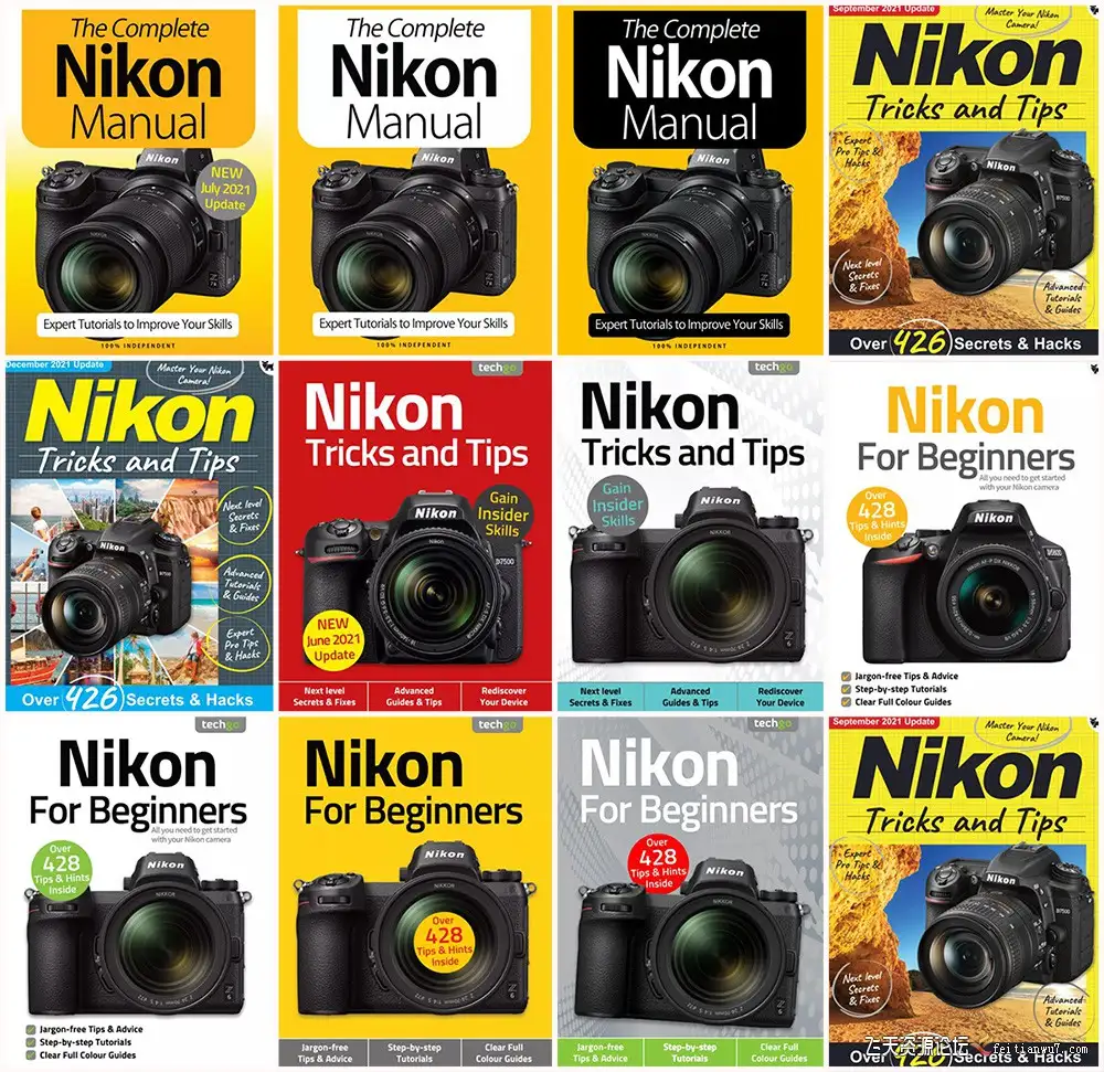 尼康初学者完整手册技巧和窍门2021年全年1-12期合集