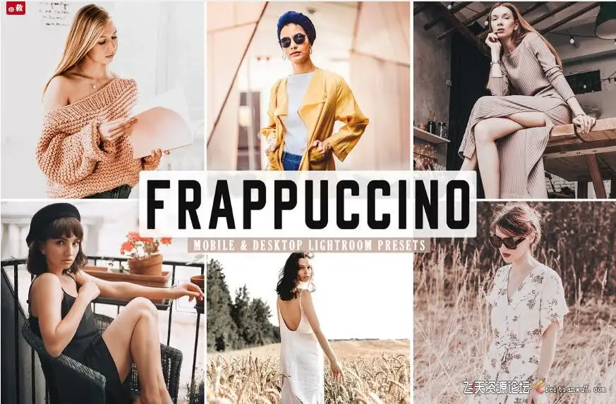 法布奇诺怀旧电影色调Lightroom预设/APP预设Frappuccino Pro Lightroom Presets