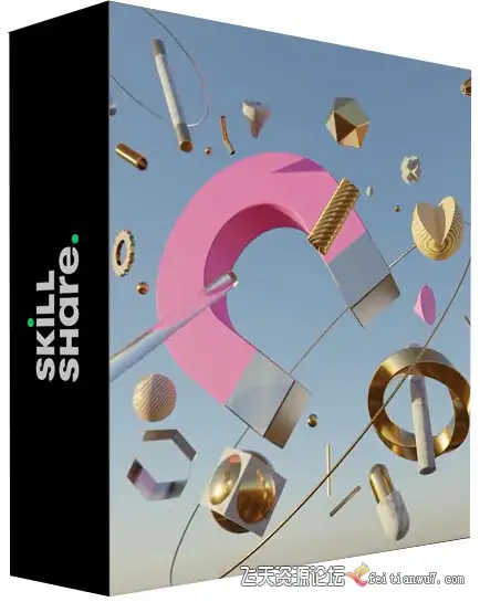 【中英字幕】Blender零基础新手入门教程建模渲染灯光教程