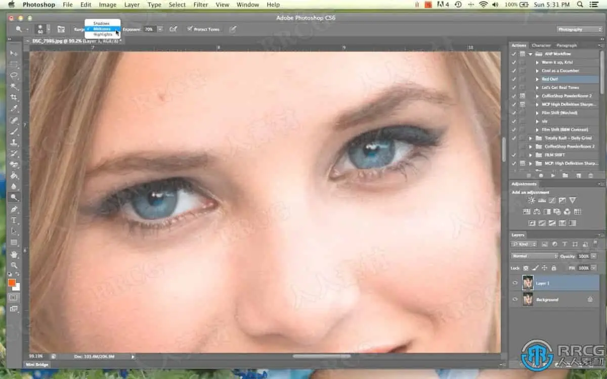 PS手动编辑写真后期图像处理工作流程视频教程 平面设计教程 人人CG (3)