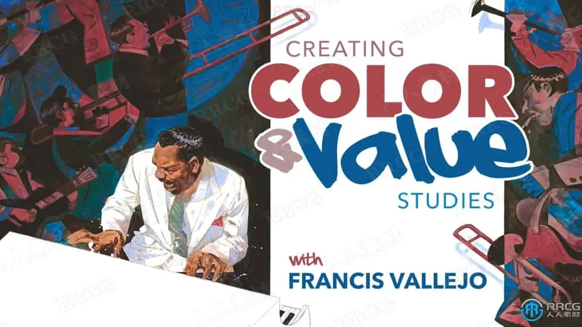 连续漫画页面色彩创作数字绘画工作流程视频教程 绘画插画教程 人人CG (1)