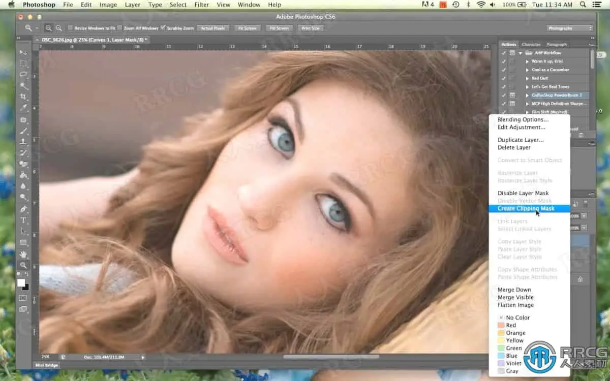 PS手动编辑写真后期图像处理工作流程视频教程 平面设计教程 人人CG (5)