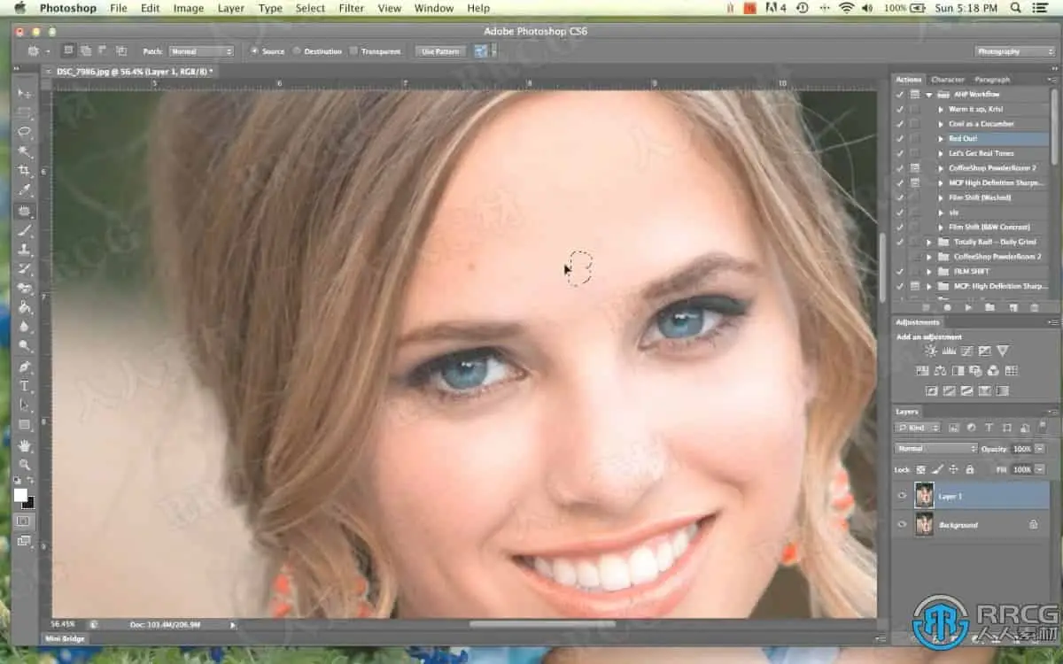 PS手动编辑写真后期图像处理工作流程视频教程 平面设计教程 人人CG (2)