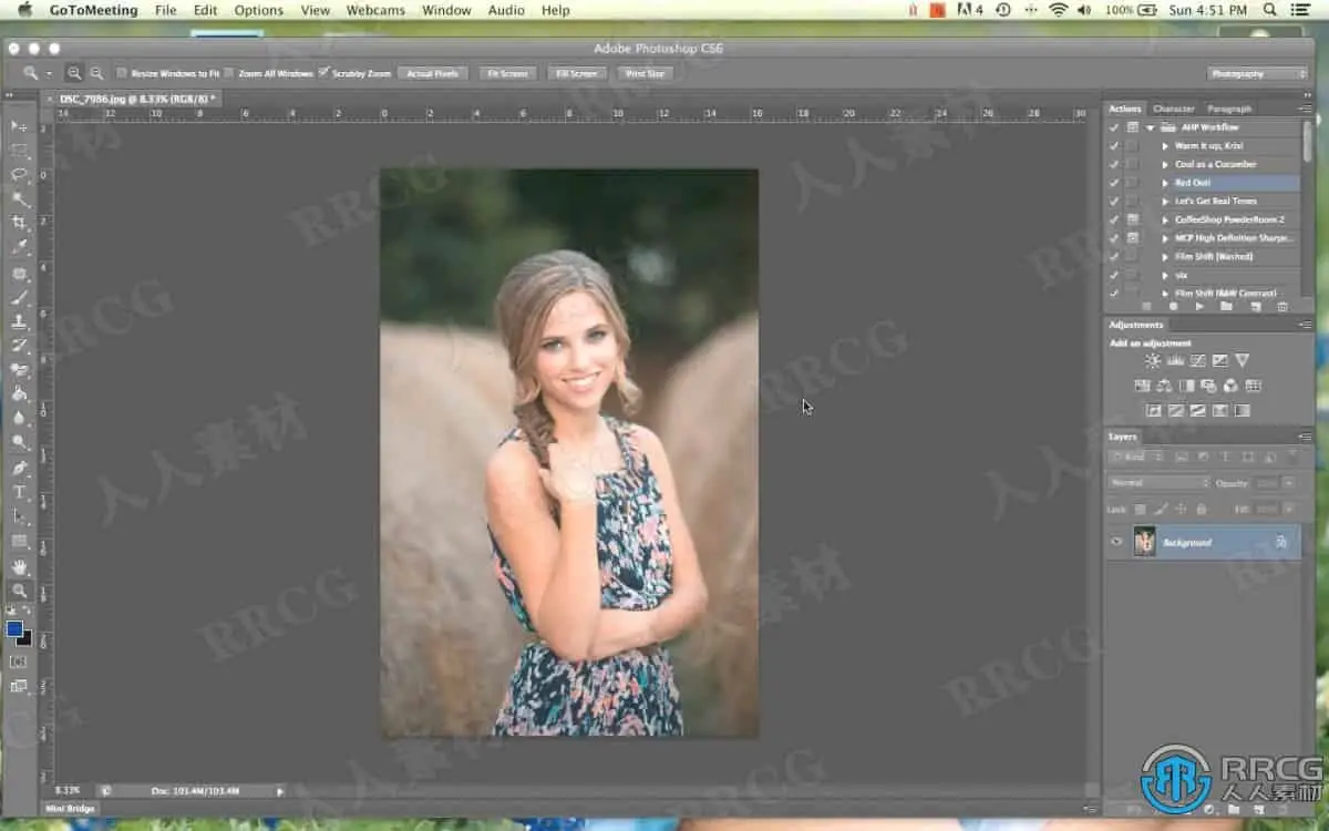 PS手动编辑写真后期图像处理工作流程视频教程 平面设计教程 人人CG (1)