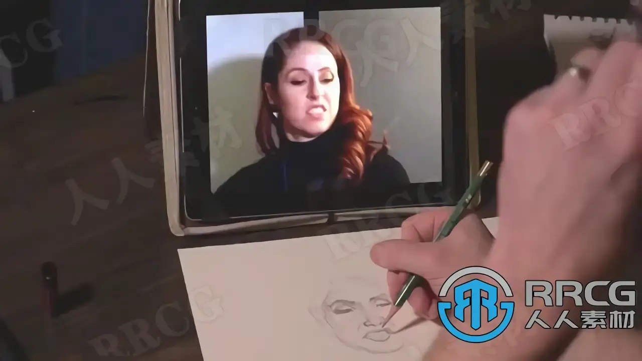 卡通动漫怪物角色传统绘画工作流程视频教程 绘画插画教程 人人CG (3) waifu2x 2x 2n jpg