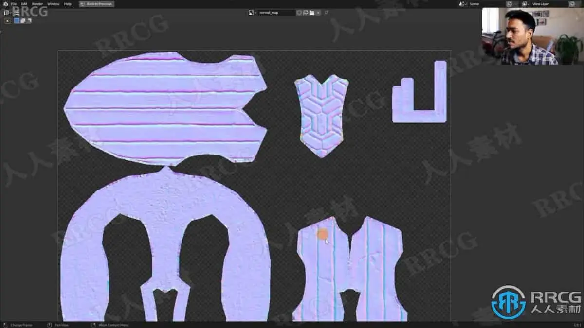 Blender游戏盾牌模型和纹理实例制作视频教程 3D与动画教程 人人CG (6)