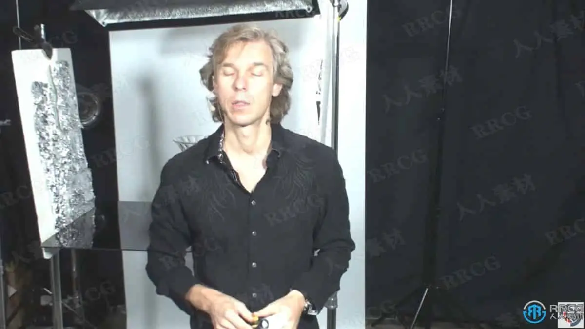 玻璃水晶花瓶摄影拍摄工作流程视频教程 摄影摄像教程 人人CG (7)