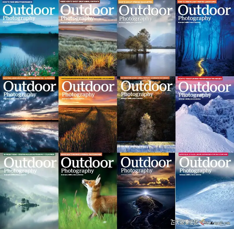 户外地理杂志摄影Outdoor Photography 2020全12期