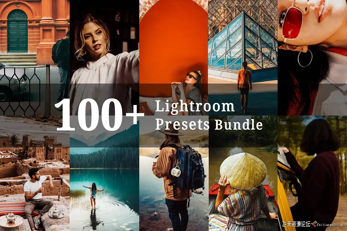 100+旅拍电影胶片人文风光风Lightroom预设100+ Lightroom Presets Bundle