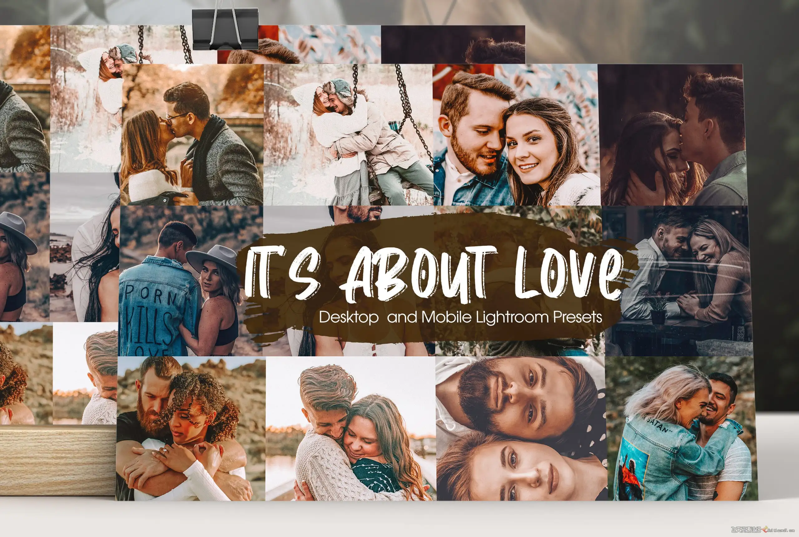 恋人情侣人像温馨胶片LR预设/APP预设It's About Love Lightroom Presets