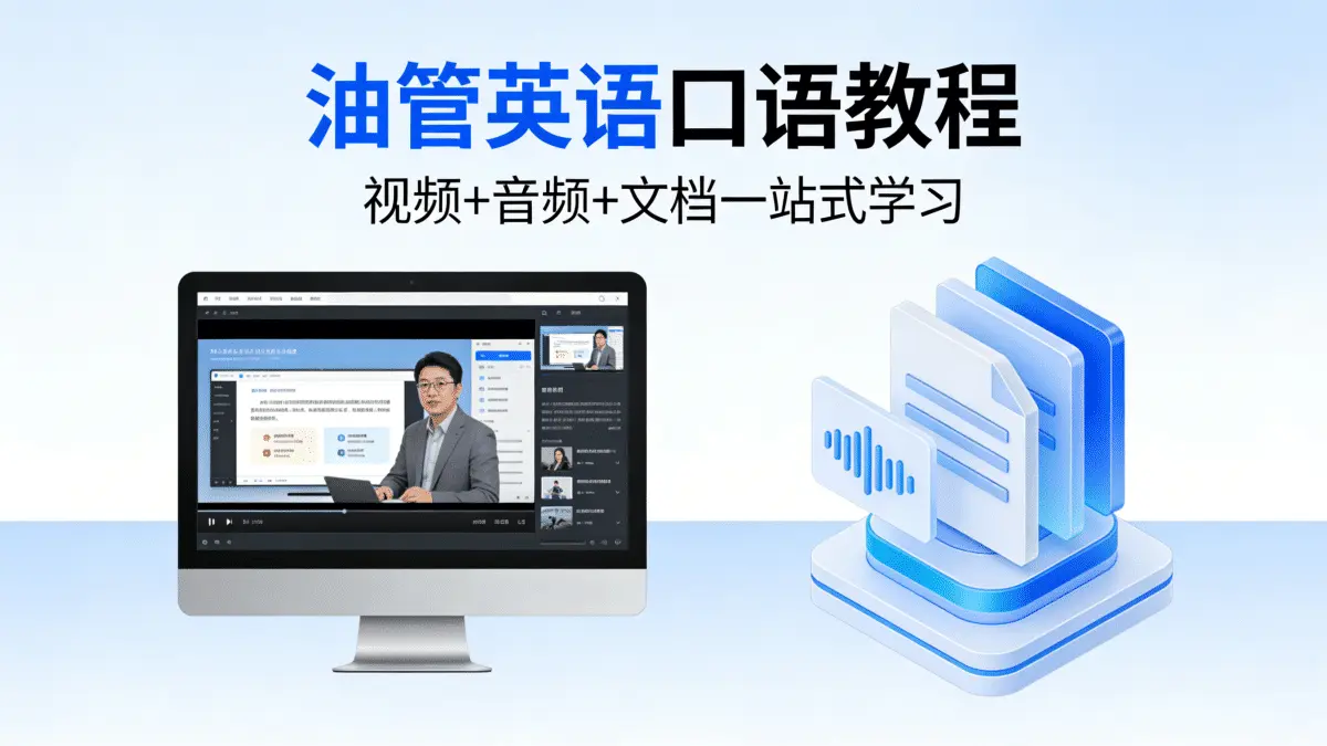 油管英语口语教程视频+音频+文档