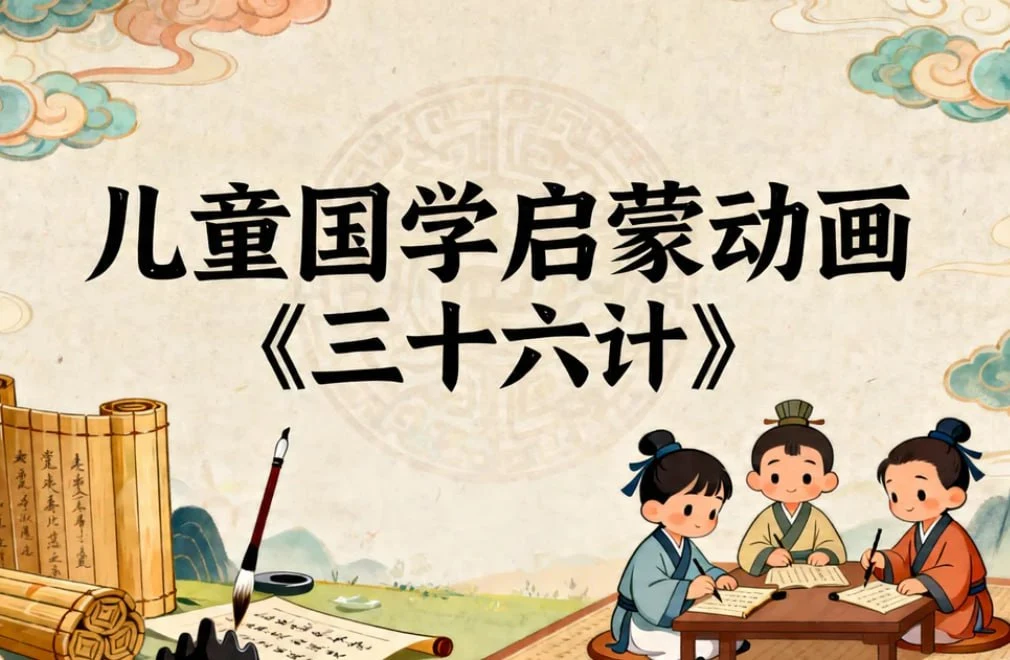 儿童国学启蒙动画《三十六计》，轻松培养谋略思维