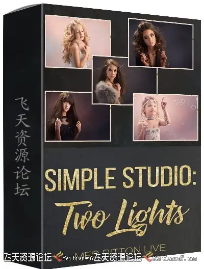 梅格·比顿(Meg Bitton)儿童人像摄影布光系列 两盏灯布光教程 中文字幕