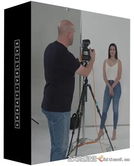 【中英字幕】Mark Wallace在摄影工作室中使用闪光灯进行人像摄影教程