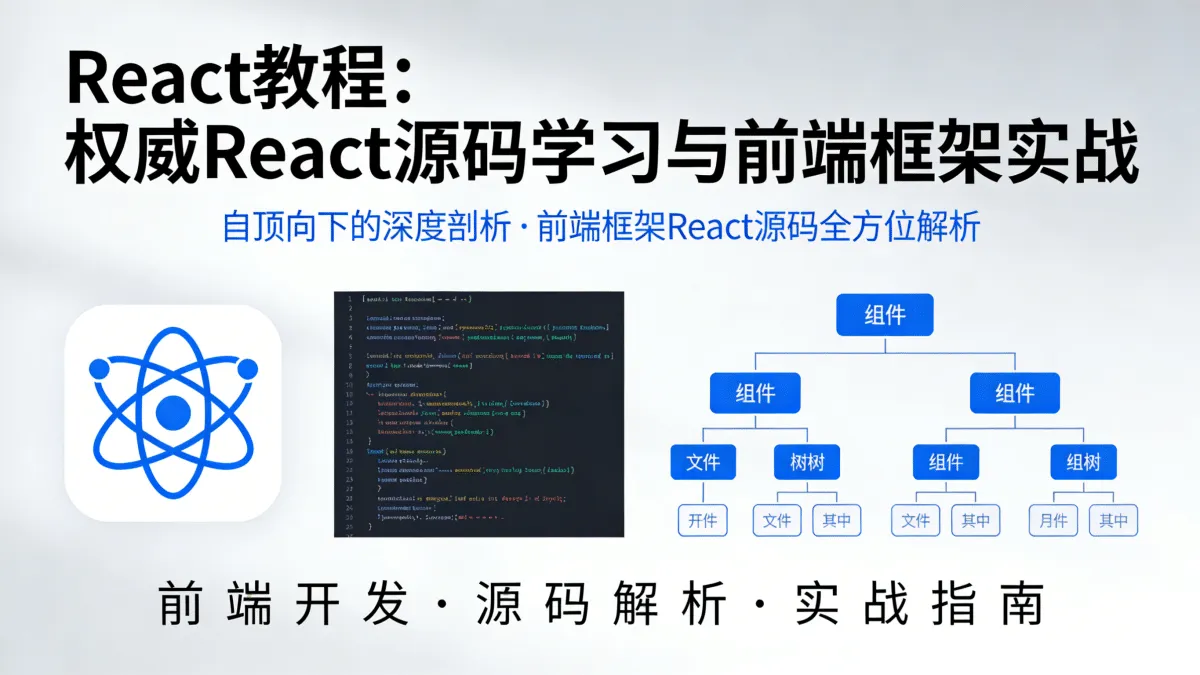 [React教程] 权威React源码学习与前端框架实战：自顶向下的深度剖析 前端框架React源码全方位解析