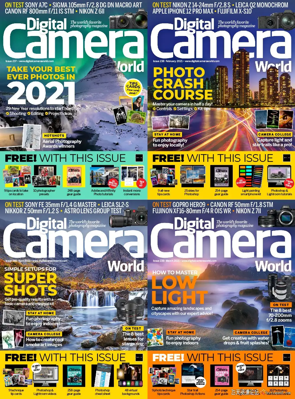 《Digital Camera World》影像视觉 2021英文原版 [1-4月刊]