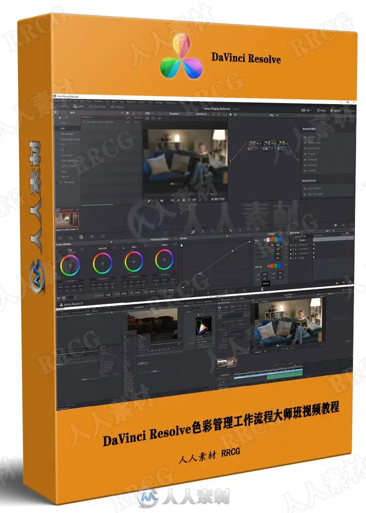 DaVinci Resolve色彩管理工作流程大师班视频教程