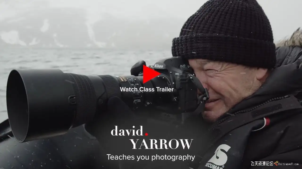 摄影大师大卫·雅罗(David Yarrow)野生动物纪实黑白摄影教程中英字幕