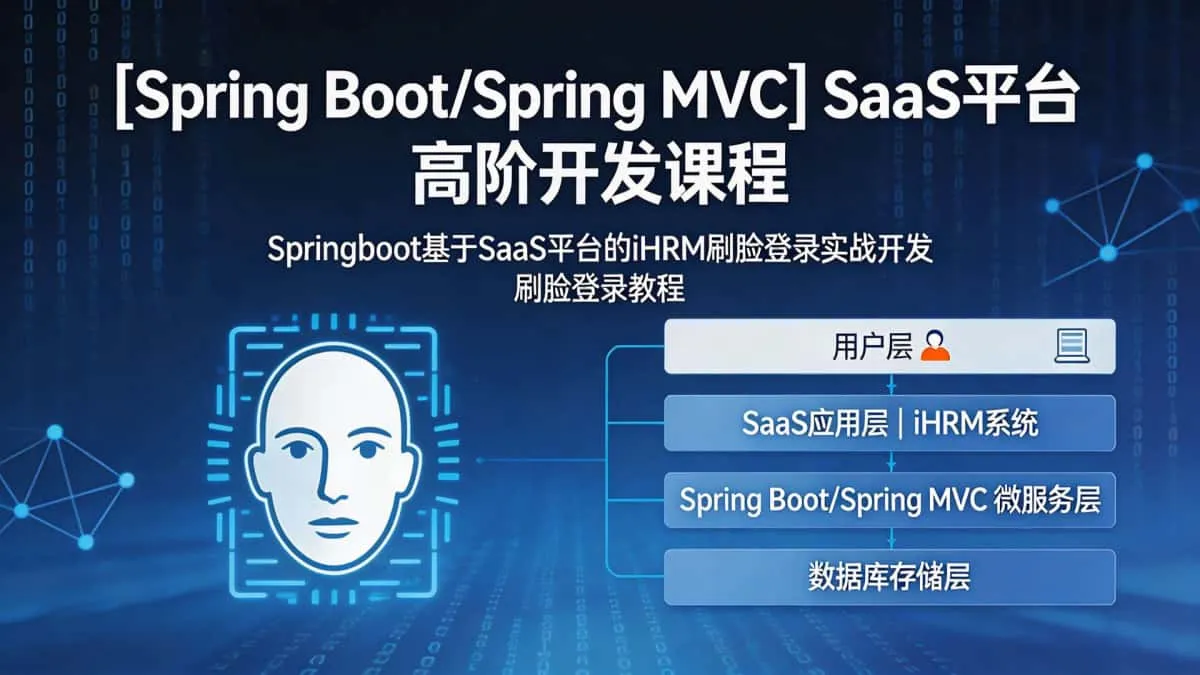 [Spring Boot/Spring MVC] SaaS平台高阶开发课程 Springboot基于SaaS平台的iHRM刷脸登录实战开发 刷脸登录教程