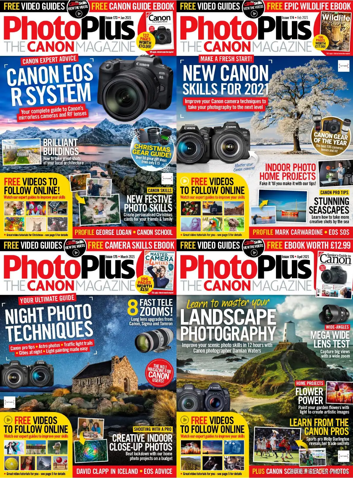 《Photoplus》佳能专刊 2021英文原版 [1-4月刊]