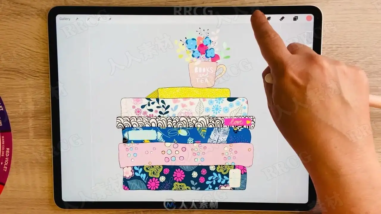 初学者IPAD中使用Procreate创建潮流数字绘画基础视频教程