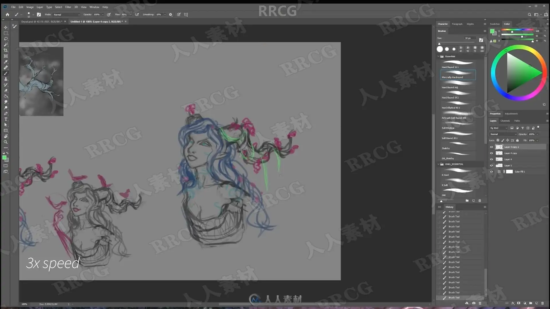 Zbrush从概念草图到3D打印雕塑工作流程视频教程