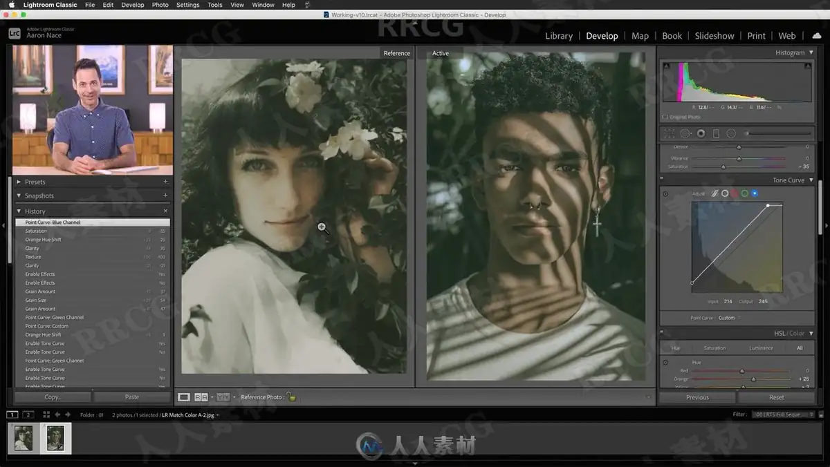 Lightroom 与 Photoshop 结合高级电影效果图像调色实战教程