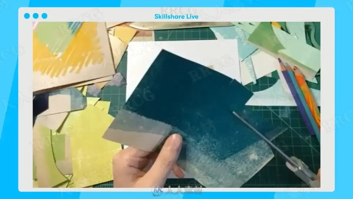 手工拼贴制作插图技术视频教程