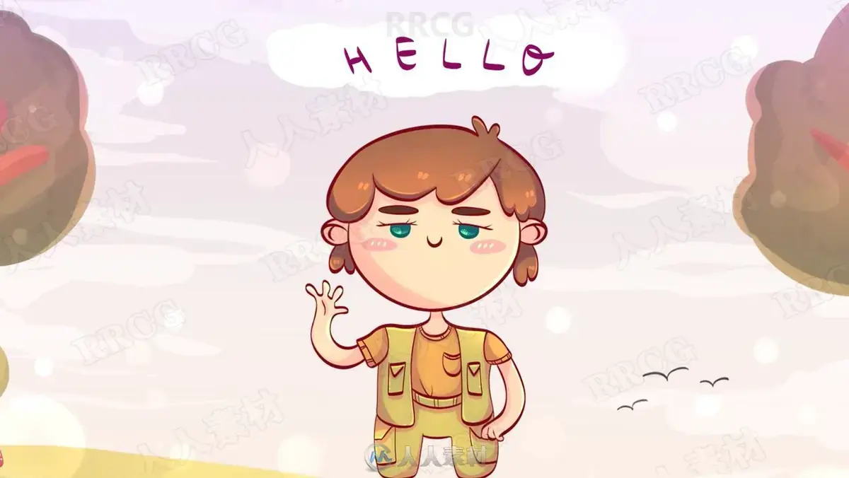 Illustrator制作梦幻剪影森林插图视频教程