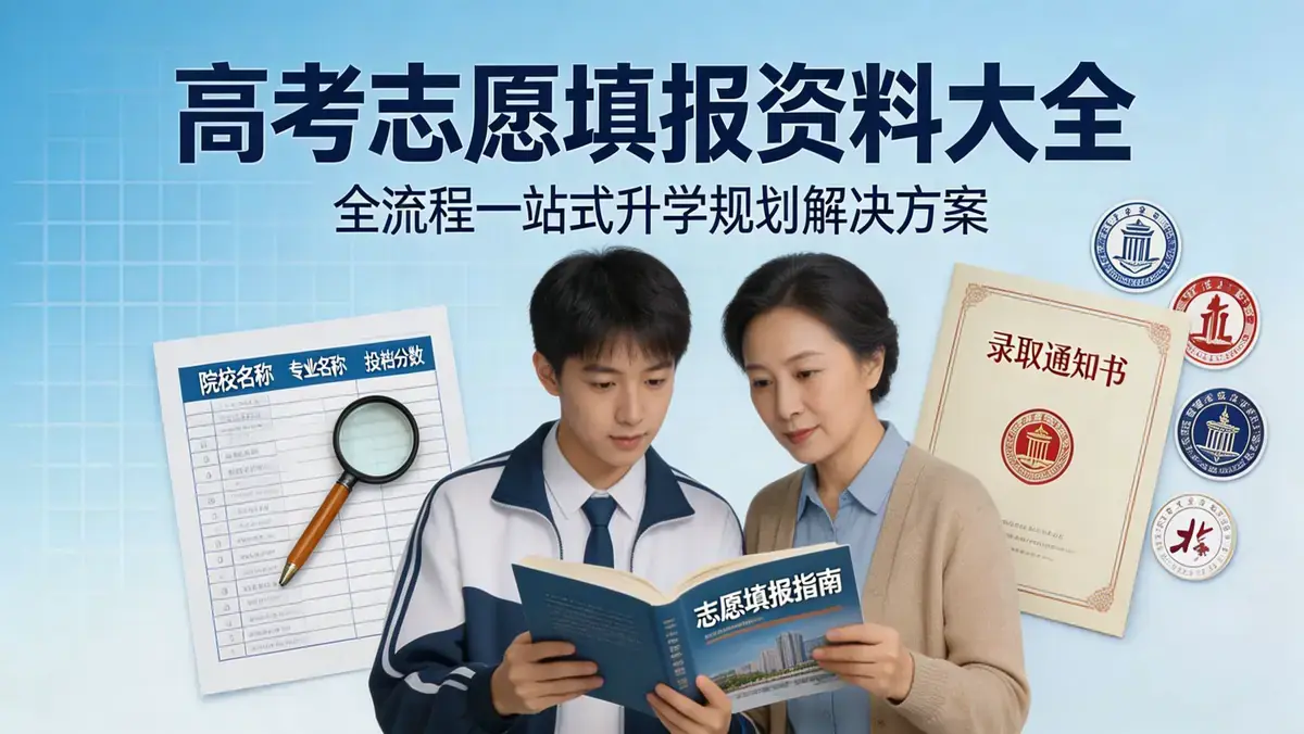 高考志愿填报资料大全 | 全流程一站式升学规划解决方案