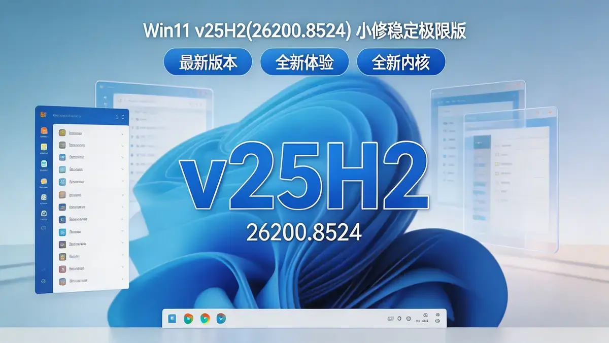 Win11 v25H2(26200.8524) 小修稳定极限版插图 生成方形风景图片