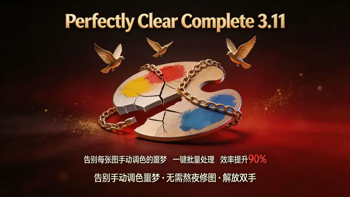 <a href='https://www.sblzyw.com/tag/perfectly-clear-complete-3-11'>Perfectly Clear Complete 3.11</a>:AI 全自动修图引擎,让批量调色从数小时压缩至几分钟